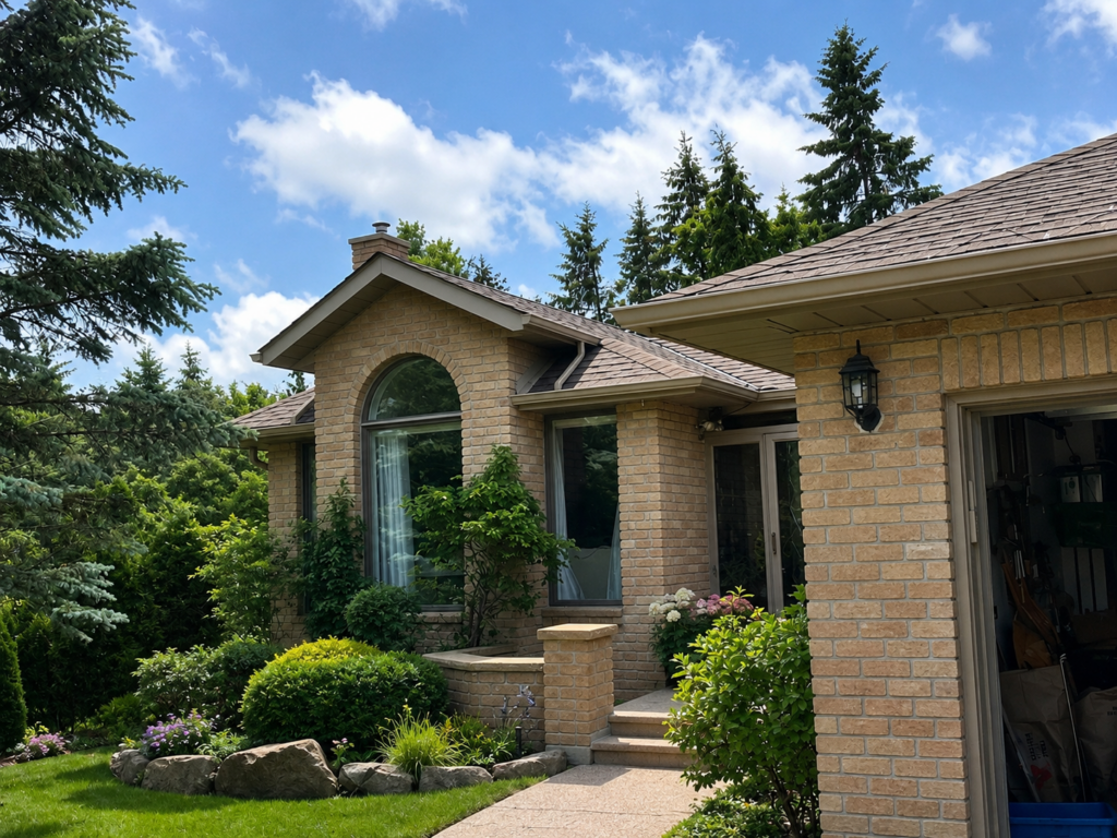 Front exterior of a home in Bobcaygeon Ontario requiring professional bat-proofing