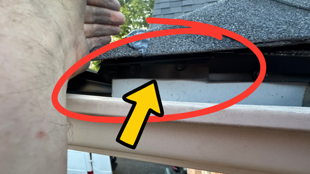 Custom drip edge flashing installed to replace missing drip edge on a Thornhill Ontario home.